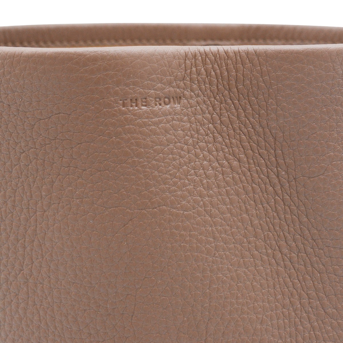 BEIGE LEATHER SMALL N/S PARK TOTE