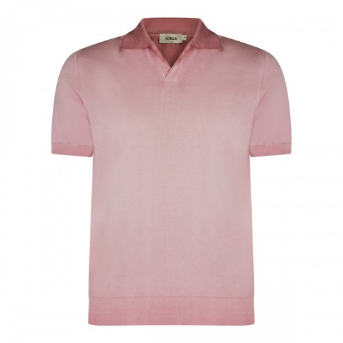 PINK COTTON POLO SHIRT