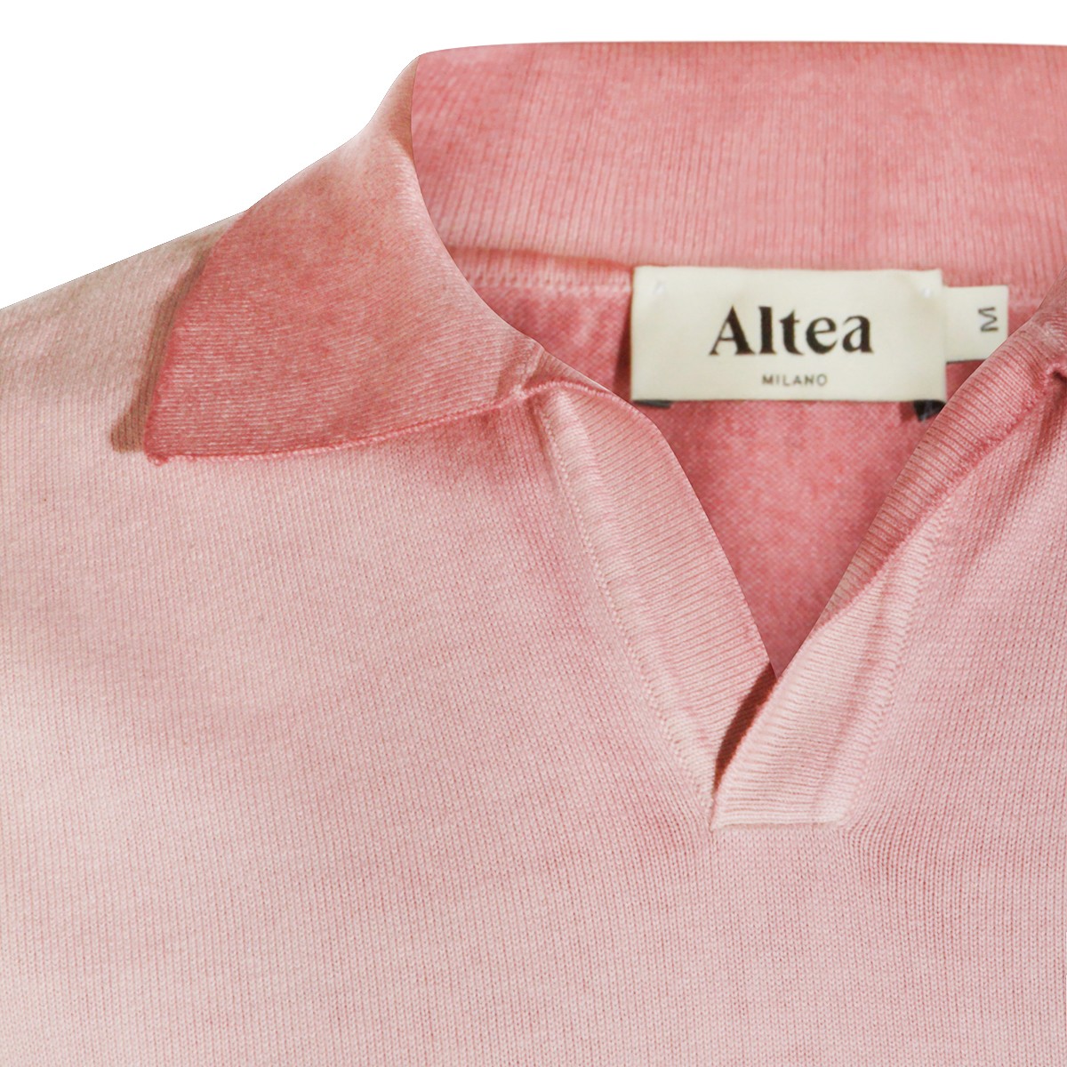 PINK COTTON POLO SHIRT