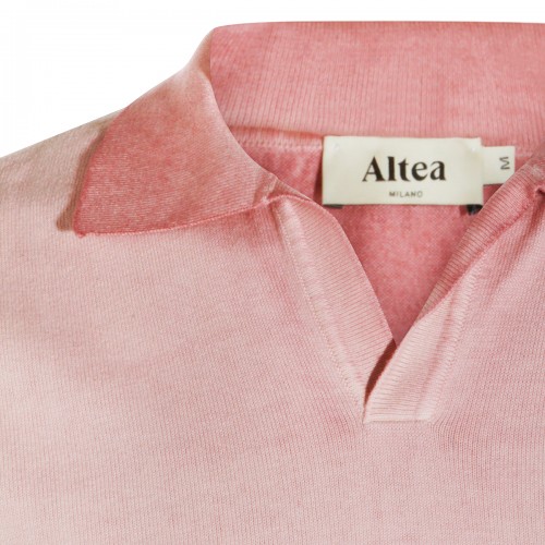 PINK COTTON POLO SHIRT