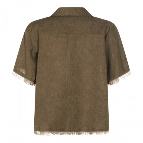 GREEN LINEN SHIRT 2