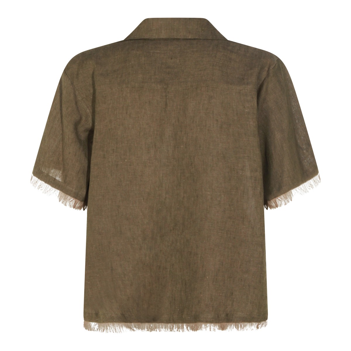 GREEN LINEN SHIRT