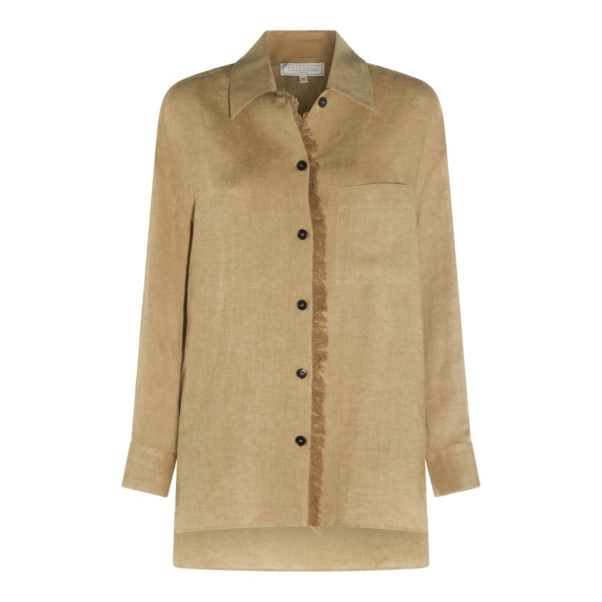 BEIGE LINEN SHIRT