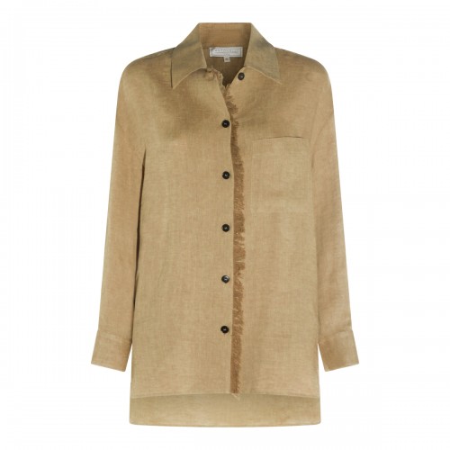 BEIGE LINEN SHIRT
