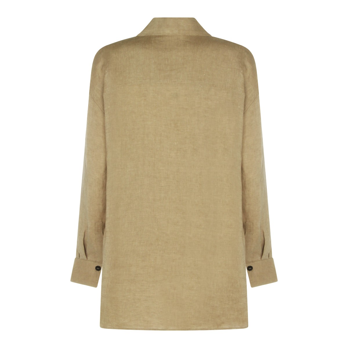 BEIGE LINEN SHIRT