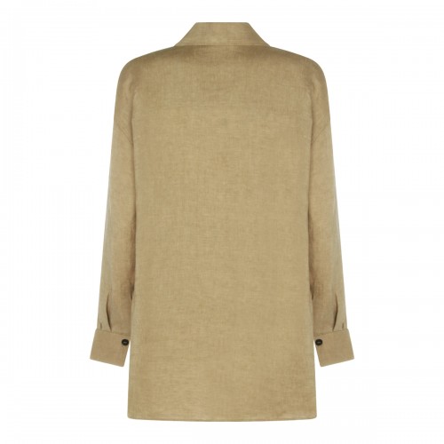BEIGE LINEN SHIRT