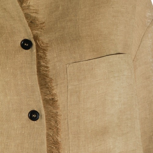 BEIGE LINEN SHIRT