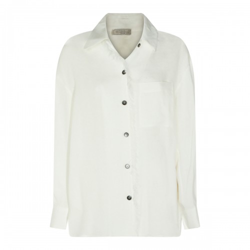 WHITE LINEN SHIRT