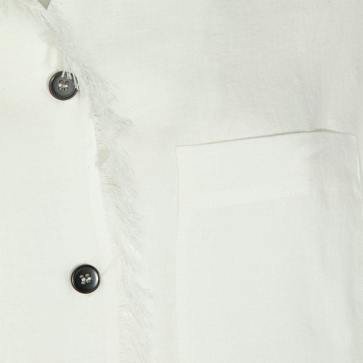 WHITE LINEN SHIRT
