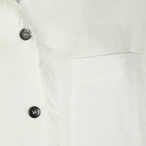 WHITE LINEN SHIRT