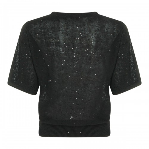 BLACK LINEN KNITWEAR