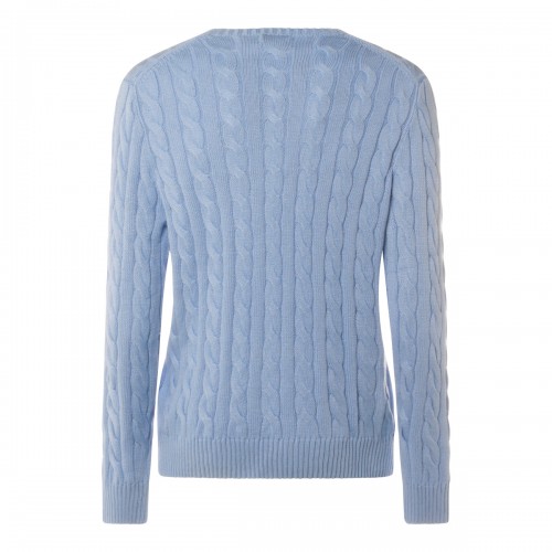 LIGHT BLUE COTTON KNITWEAR 2