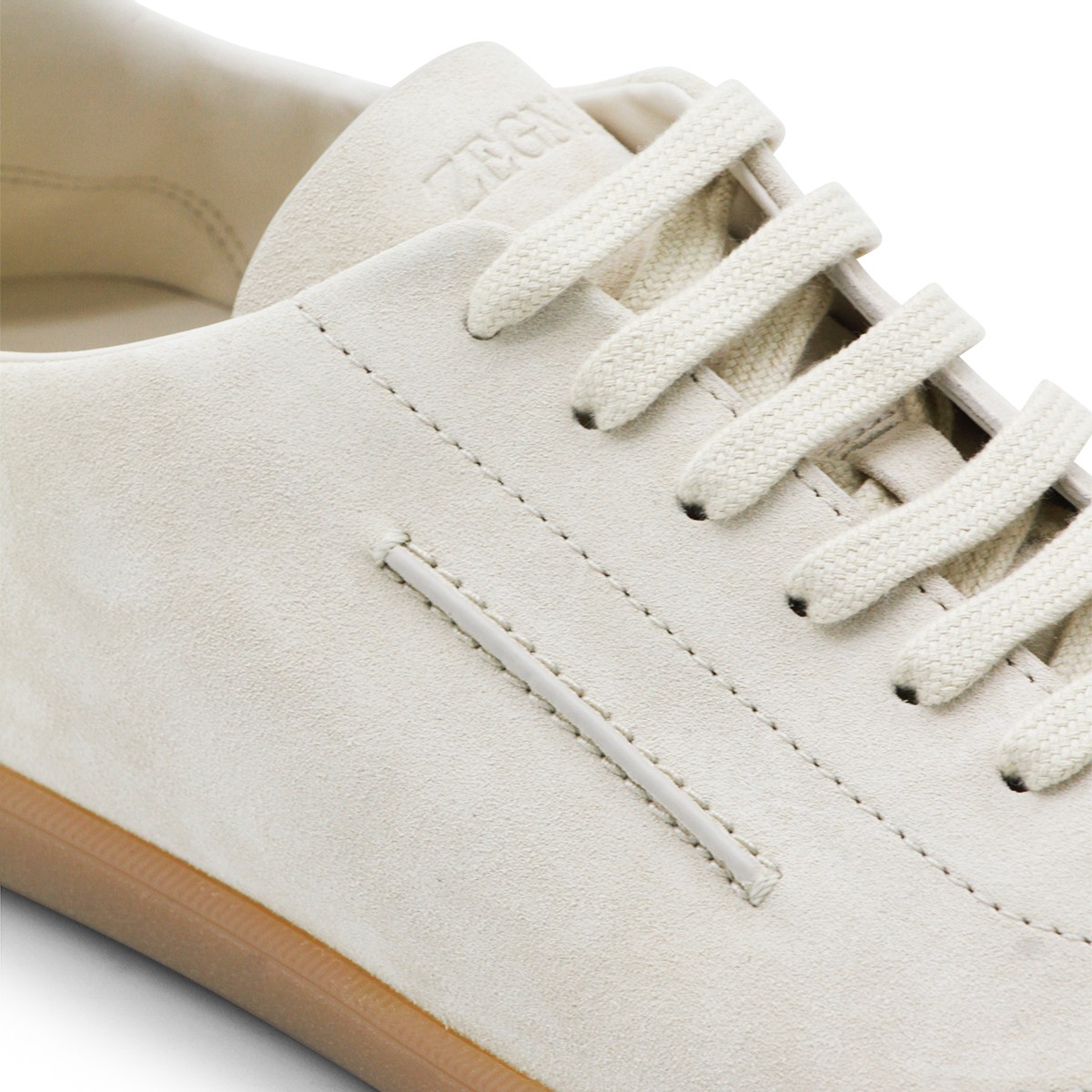 LIGHT BEIGE LEATHER SNEAKERS
