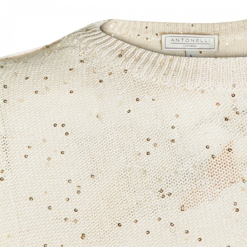 BEIGE LINEN KNITWEAR