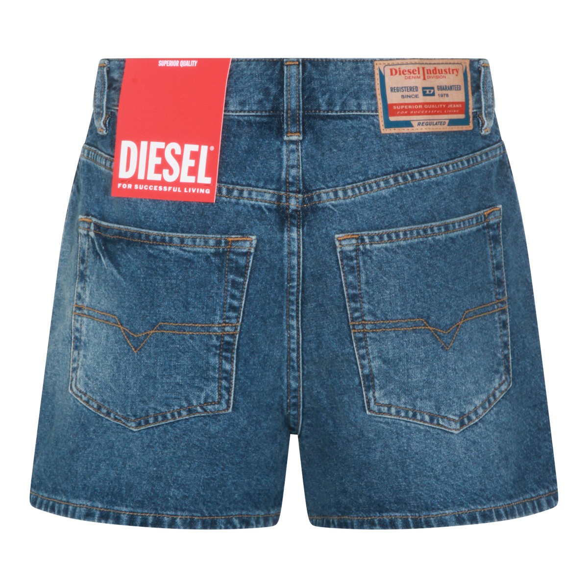 DARK BLUE COTTON SHORTS