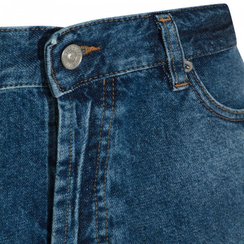 DARK BLUE COTTON SHORTS