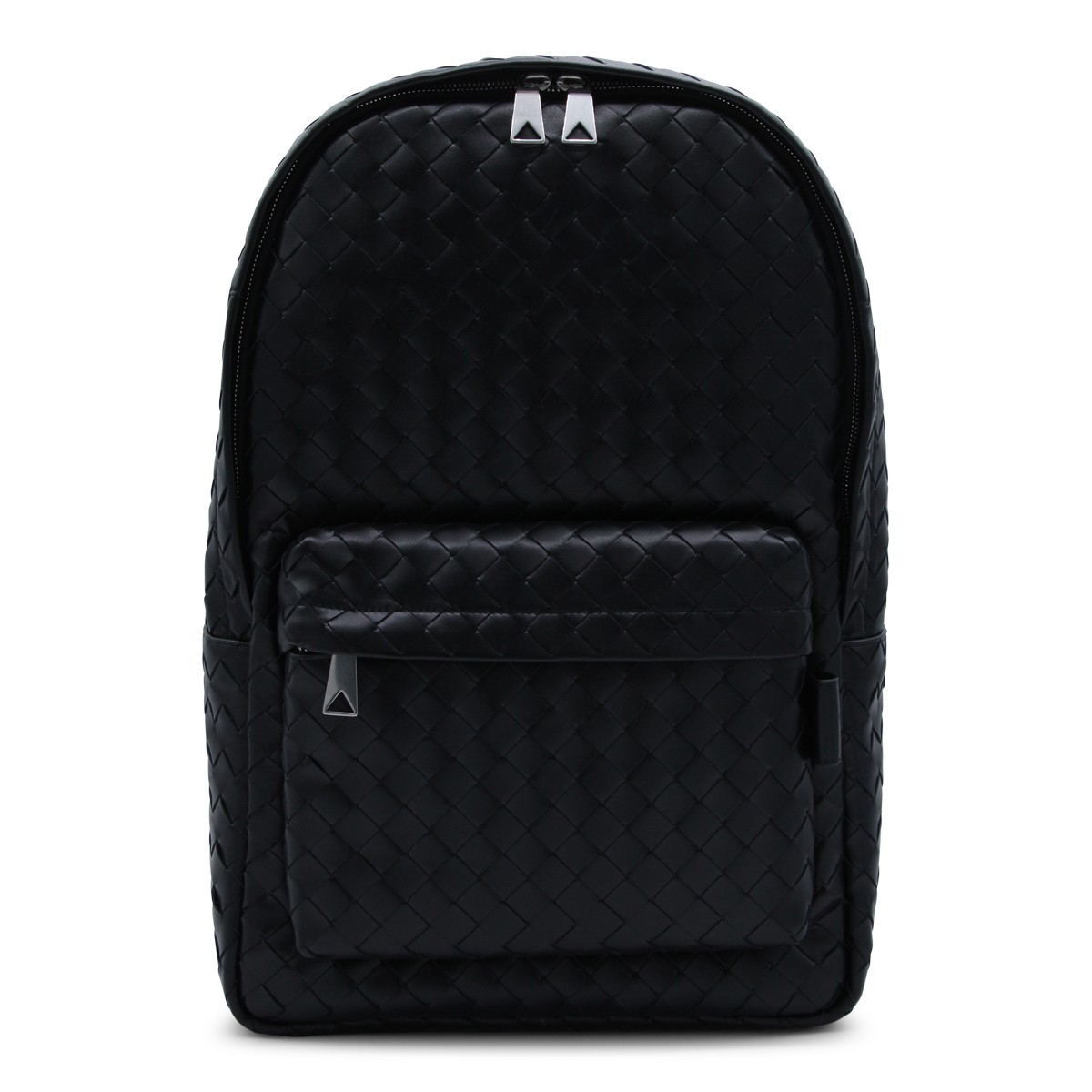 BLACK LEATHER BACKPACK