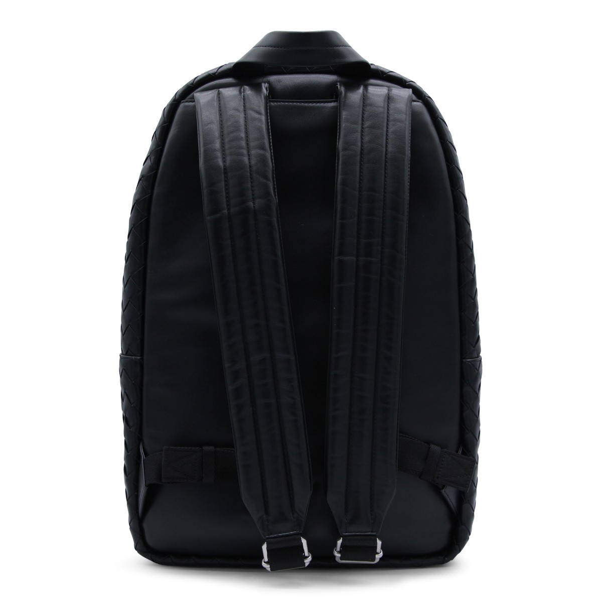 BLACK LEATHER BACKPACK