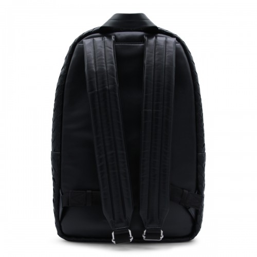 BLACK LEATHER BACKPACK