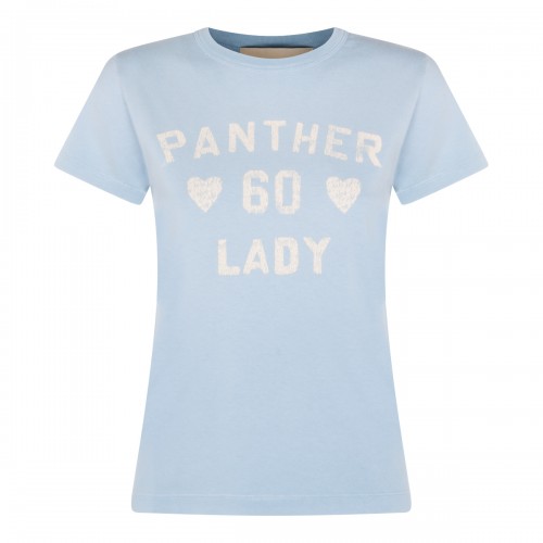 LIGHT BLUE COTTON T-SHIRT