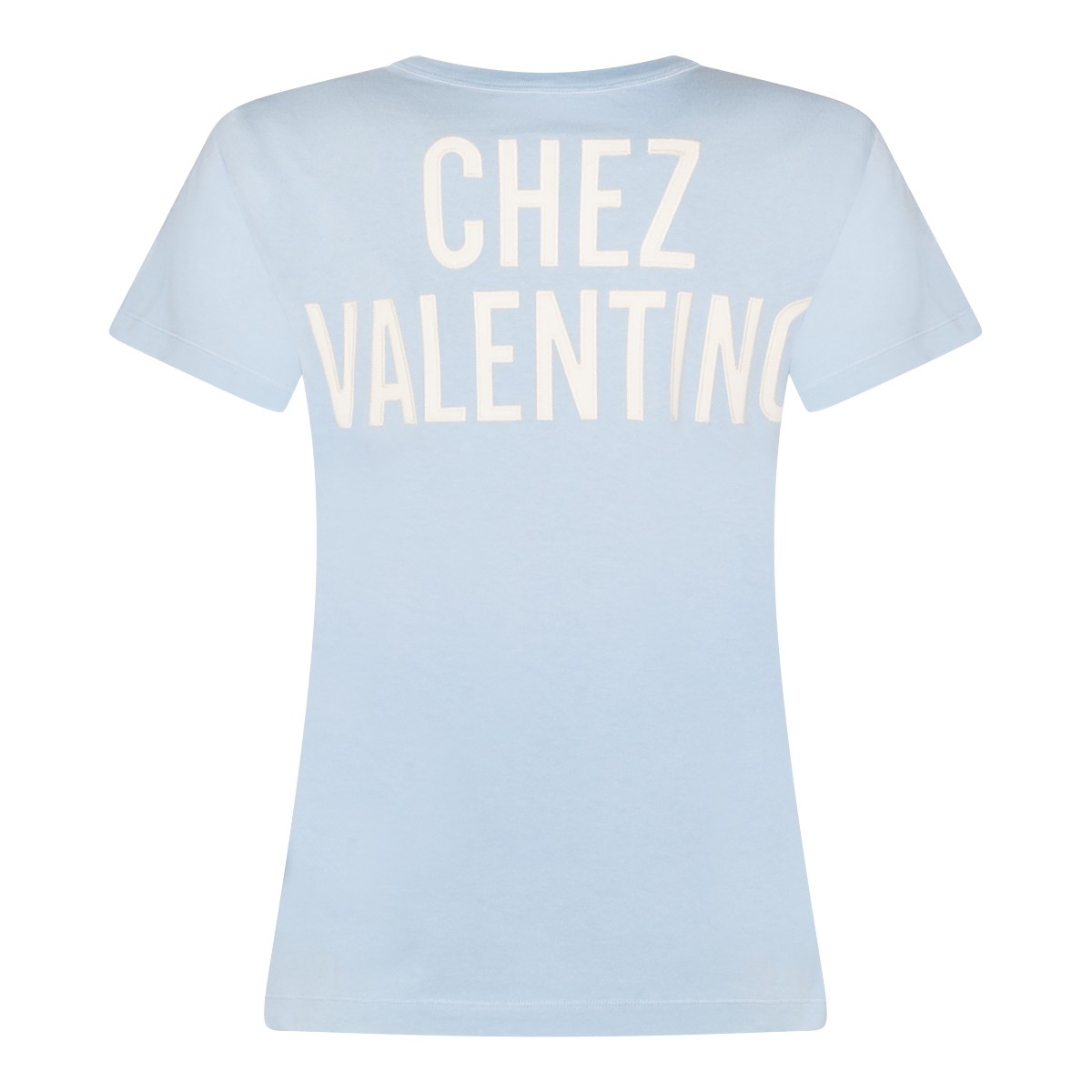 LIGHT BLUE COTTON T-SHIRT