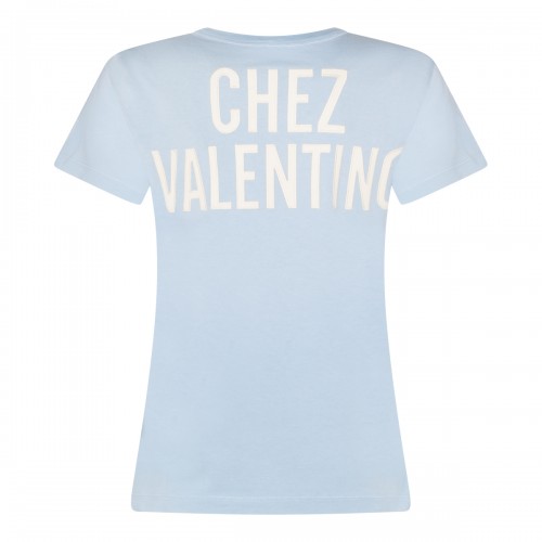 LIGHT BLUE COTTON T-SHIRT