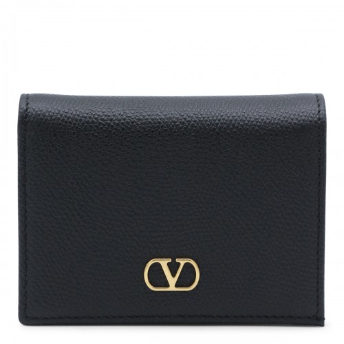 BLACK LEATHER WALLET