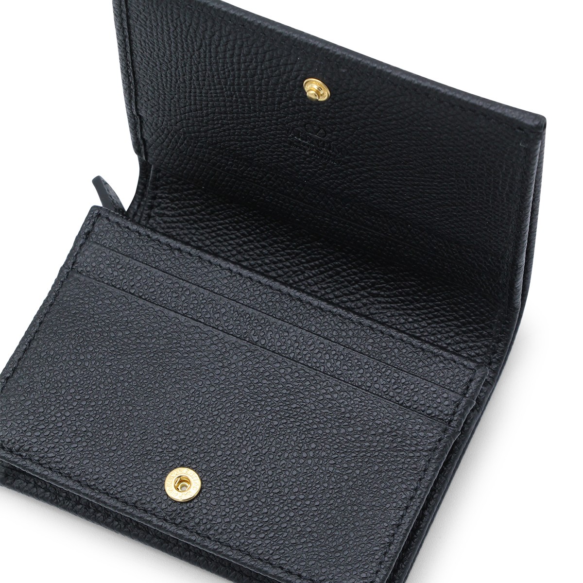 BLACK LEATHER WALLET