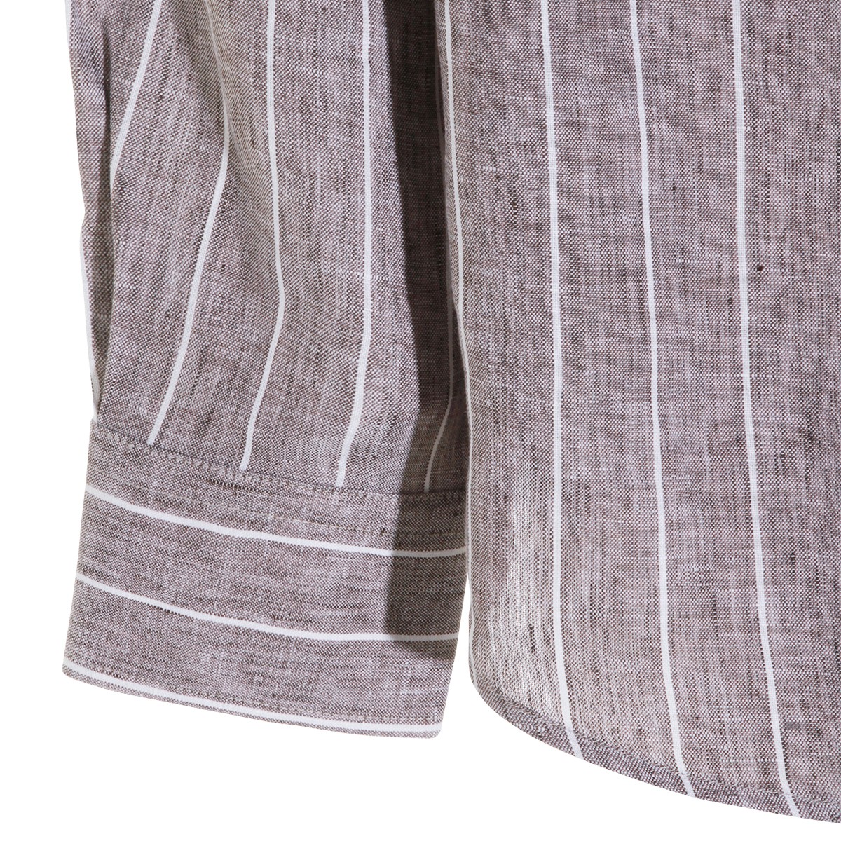 BROWN LINEN SHIRT