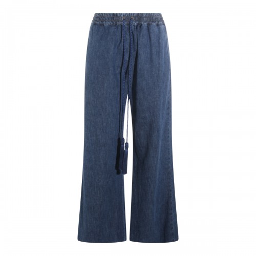 BLUE COTTON PANTS 2