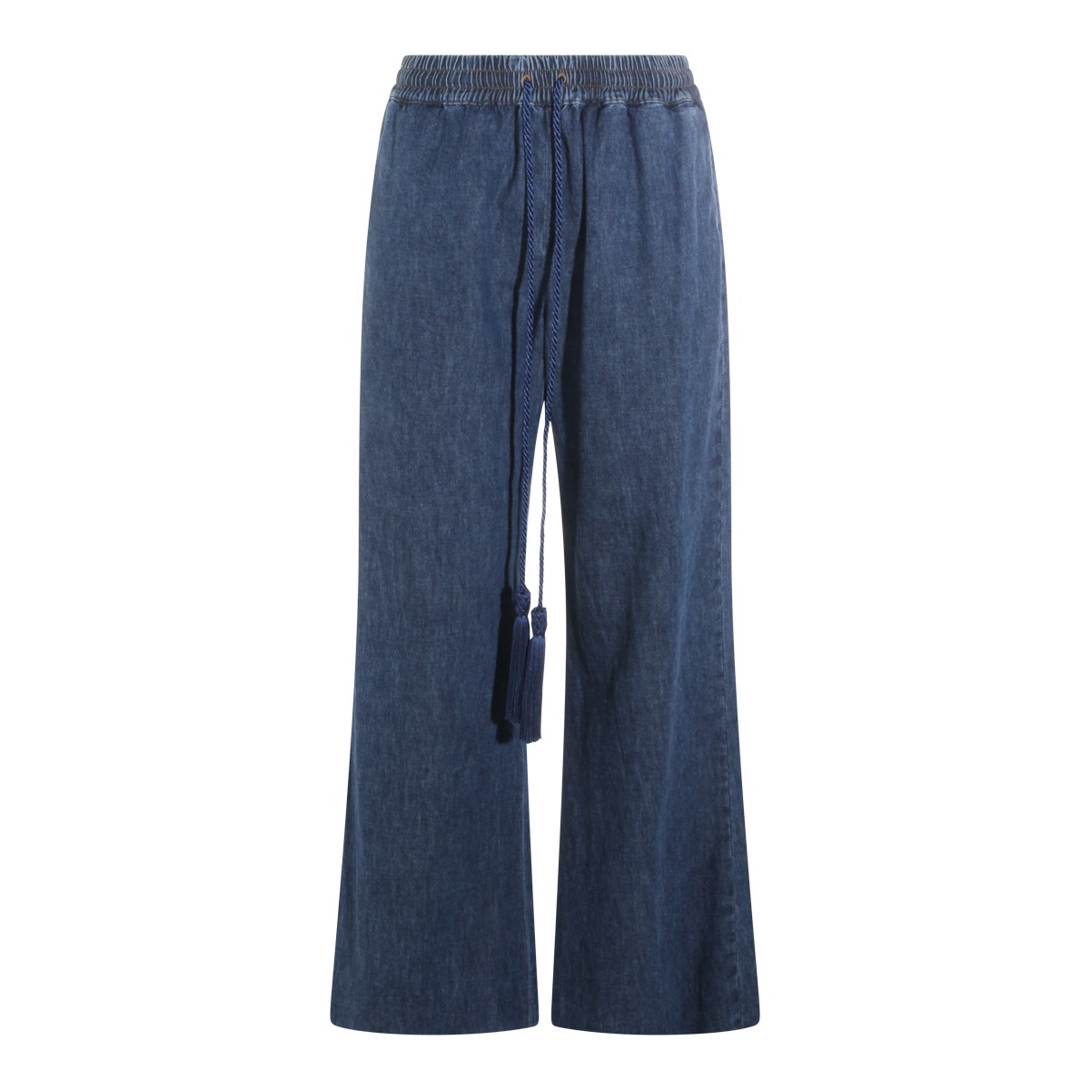 BLUE COTTON PANTS
