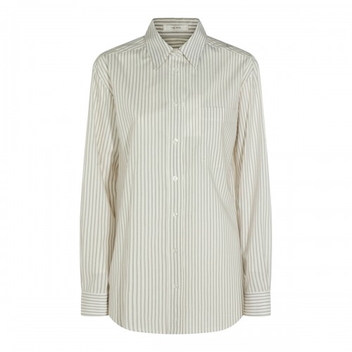 LIGHT BEIGE COTTON SHIRT