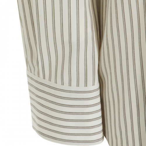 LIGHT BEIGE COTTON SHIRT