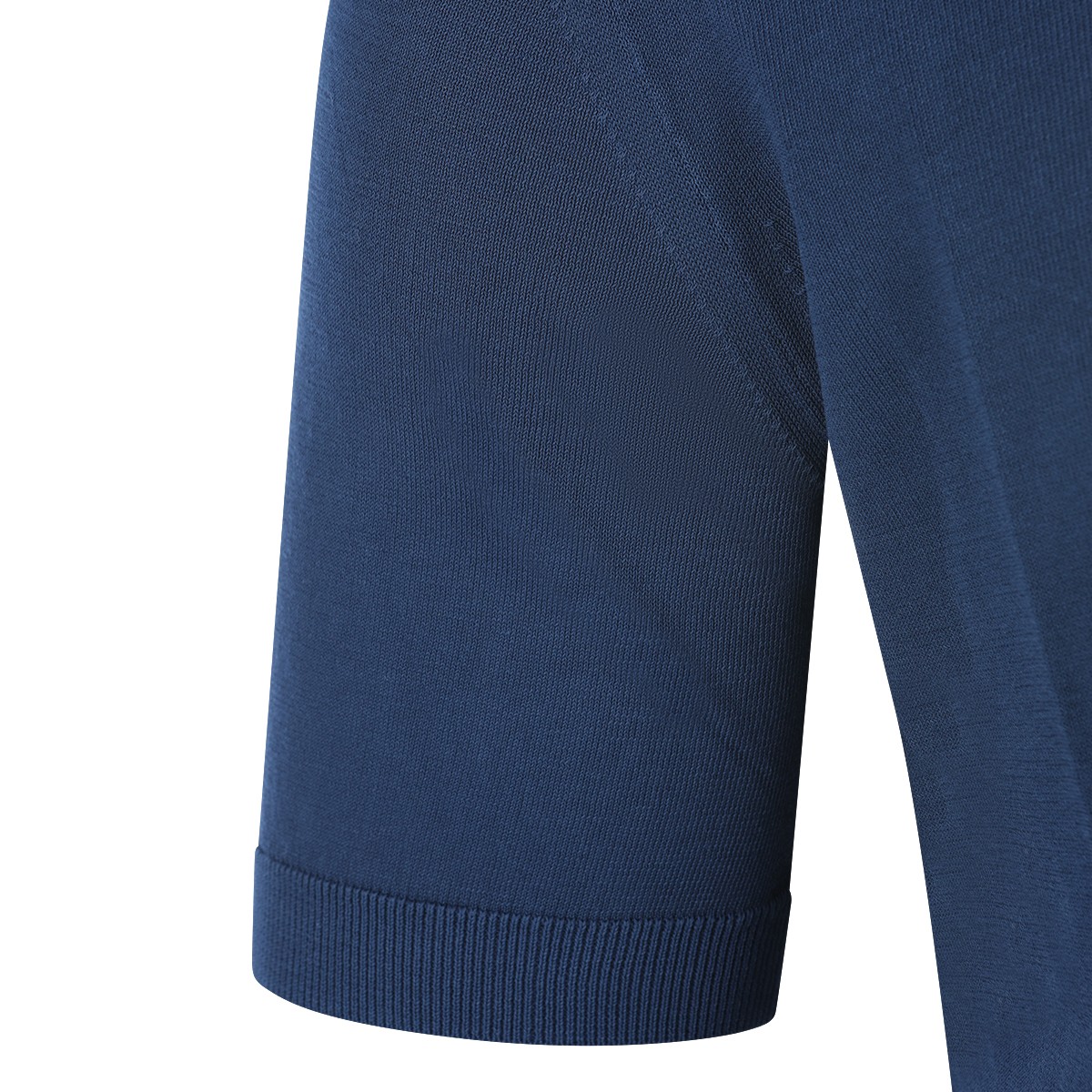 BLU COTTON POLO SHIRT