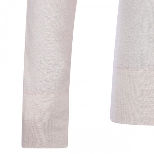 WHITE WOOL KNITWEAR