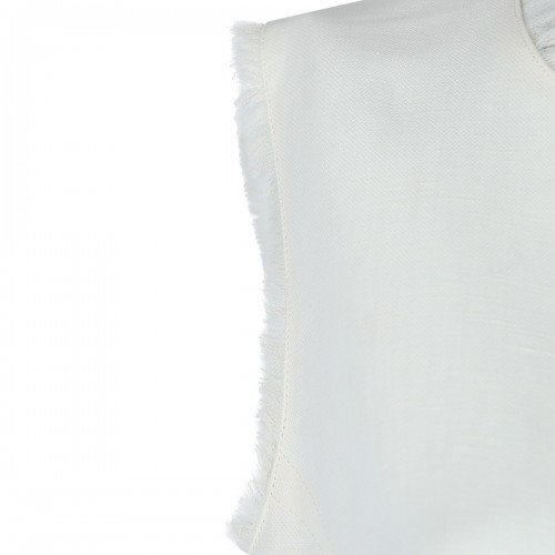 BUTTER VISCOSE AND LINEN BLEND TOP