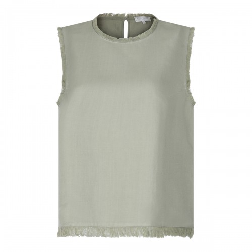 GREEN VISCOSE AND LINEN...