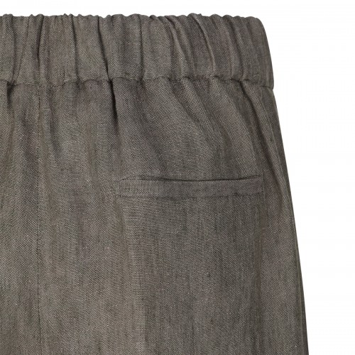 KHAKI LINEN PANTS 2