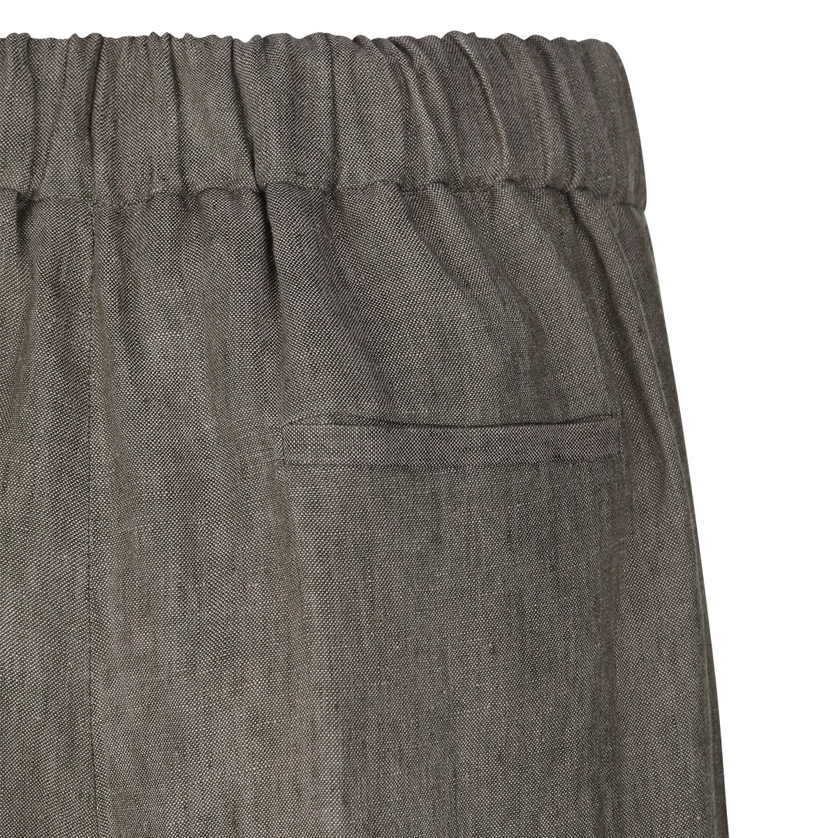 KHAKI LINEN PANTS