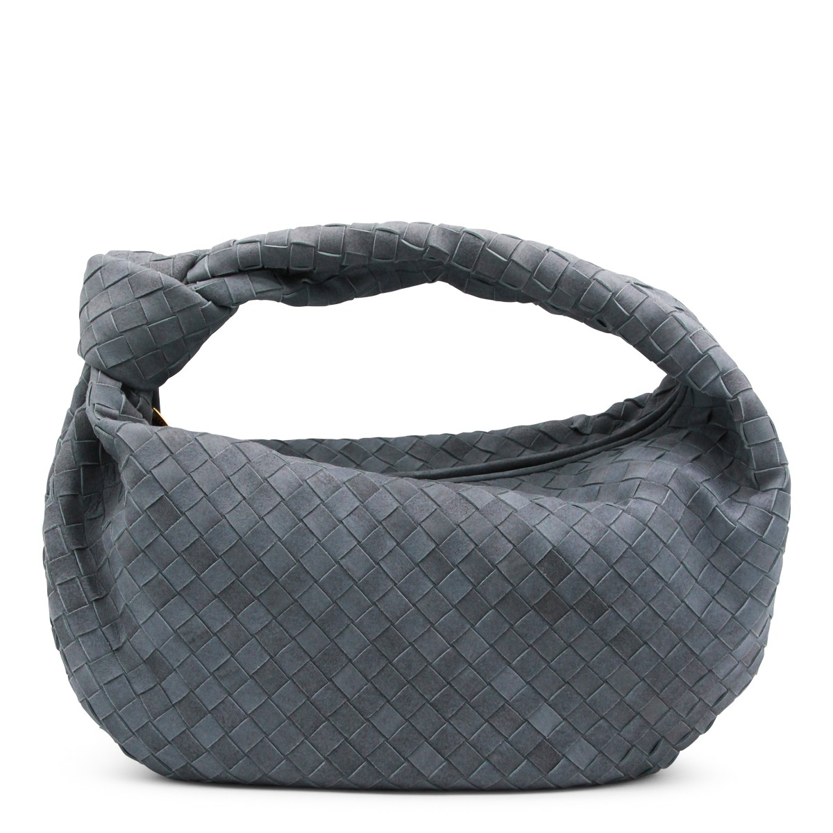 LIGHT BLUE LEATHER JODIE TOP HANDLE BAG