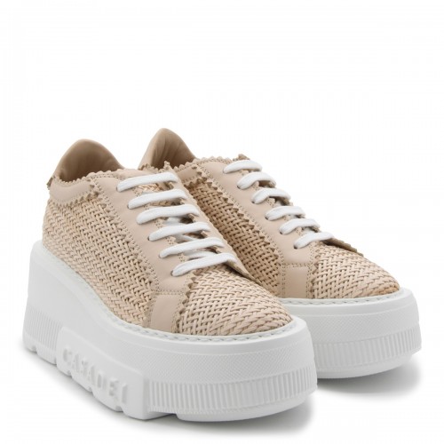 BEIGE LEATHER SNEAKERS 2