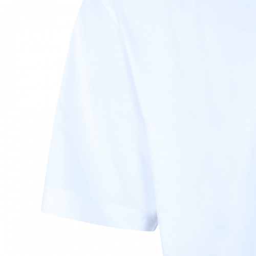WHITE COTTON CROSS T-SHIRT