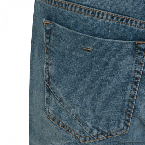 LIGHT BLUE COTTON JEANS