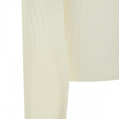 WHITE COTTON KNITWEAR