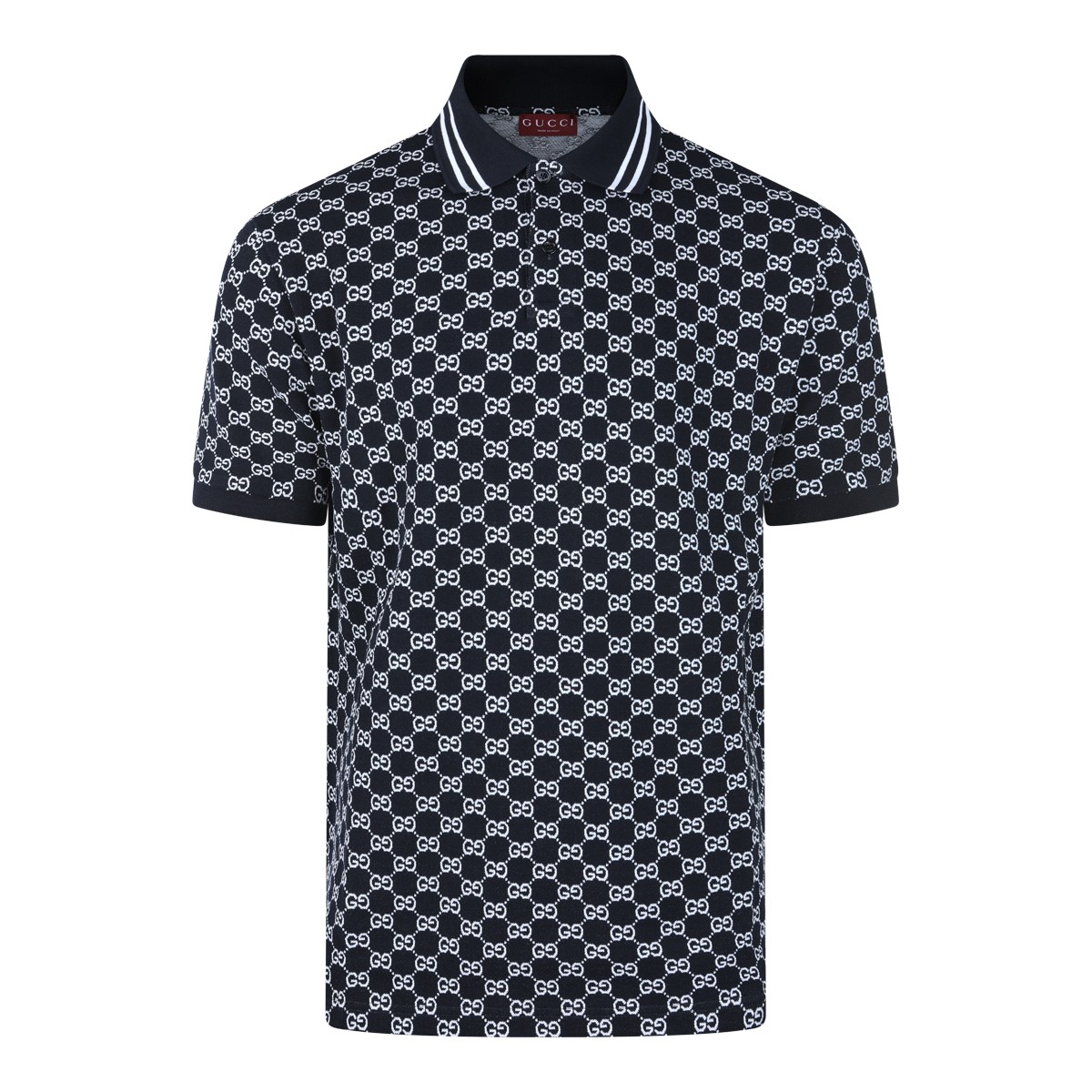 NAVY COTTON POLO SHIRT