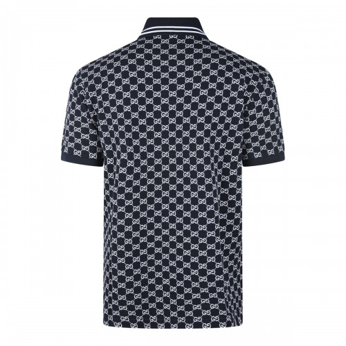 NAVY COTTON POLO SHIRT