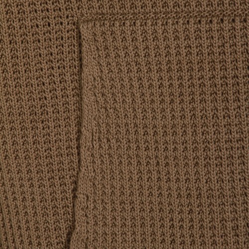 BROWN COTTON KNITWEAR