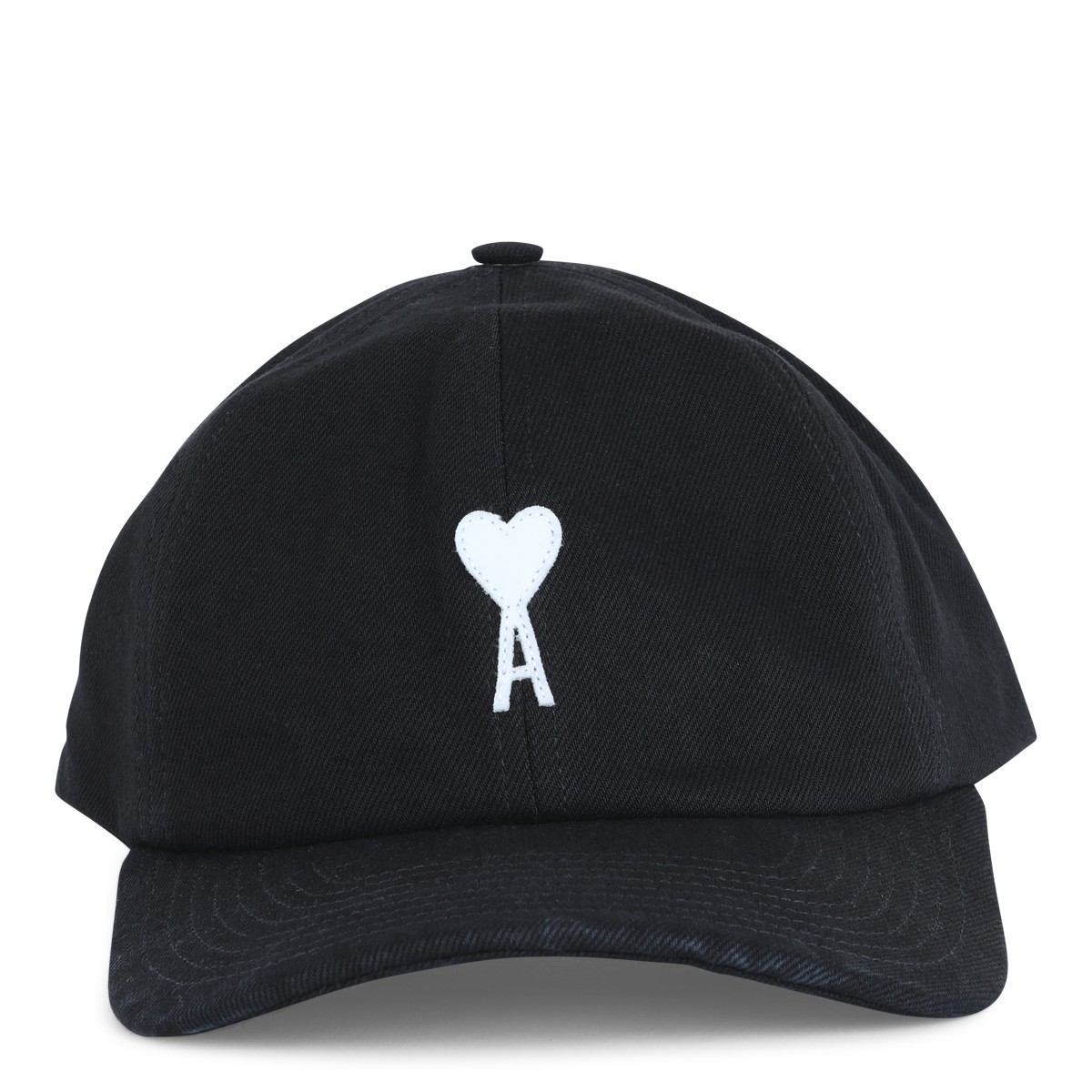 BLACK COTTON AMI DE COEUR BASEBALL CAP