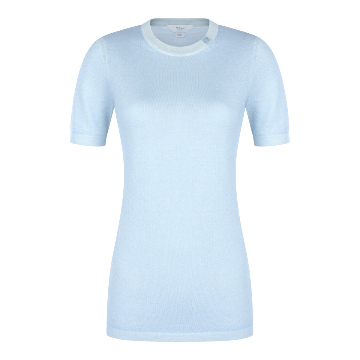 LIGHT BLUE WOOL KNITWEAR