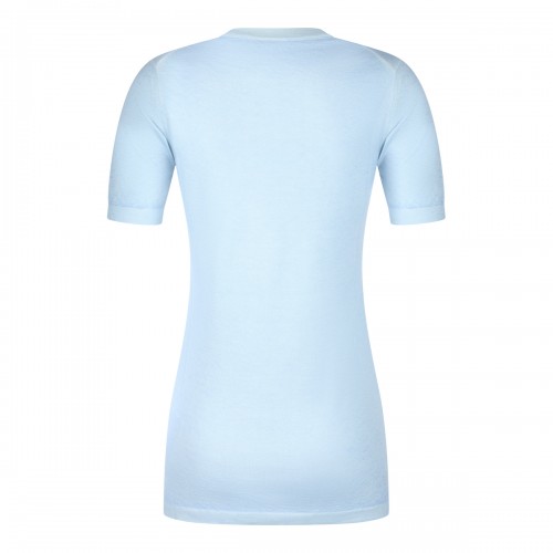 LIGHT BLUE WOOL KNITWEAR 2